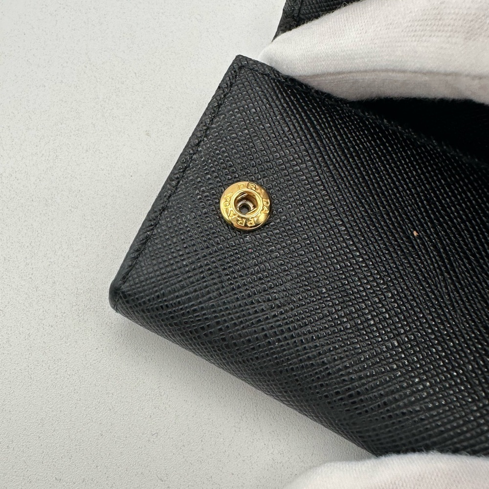 Prada Black Saffiano Leather Key Holder Wallet - Picture 5 of 12
